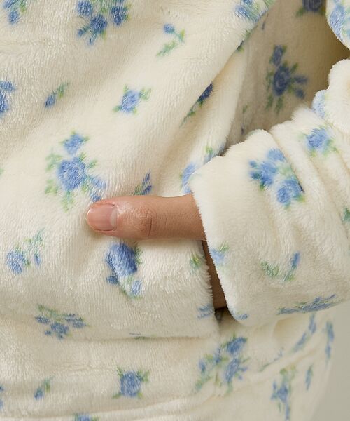 Rouge vif la cle / ルージュ・ヴィフ ラクレ パーカー | 【JEMORGAN / ジェーイーモーガン】フリース花柄フルジップパーカー/JF | 詳細14