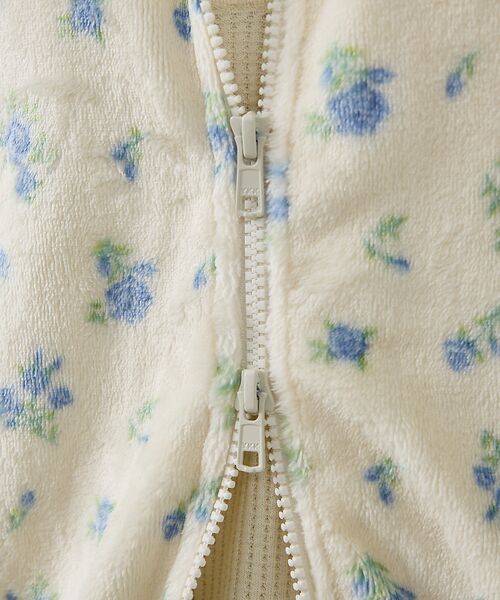 Rouge vif la cle / ルージュ・ヴィフ ラクレ パーカー | 【JEMORGAN / ジェーイーモーガン】フリース花柄フルジップパーカー/JF | 詳細15