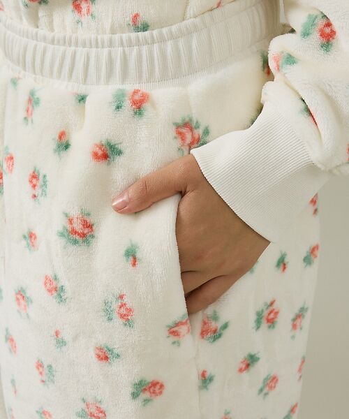 Rouge vif la cle / ルージュ・ヴィフ ラクレ スウェット | 【JEMORGAN / ジェーイーモーガン】フリース花柄長袖＆パンツ＆巾着3点セ | 詳細16
