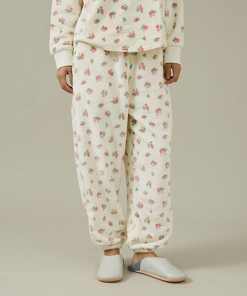 Rouge vif la cle / ルージュ・ヴィフ ラクレ スウェット | 【JEMORGAN / ジェーイーモーガン】フリース花柄長袖＆パンツ＆巾着3点セ | 詳細6
