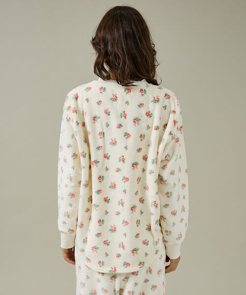 Rouge vif la cle / ルージュ・ヴィフ ラクレ スウェット | 【JEMORGAN / ジェーイーモーガン】フリース花柄長袖＆パンツ＆巾着3点セ | 詳細8