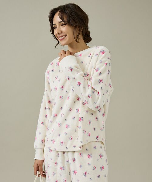 Rouge vif la cle / ルージュ・ヴィフ ラクレ スウェット | 【JEMORGAN / ジェーイーモーガン】フリース花柄長袖＆パンツ＆巾着3点セ | 詳細24