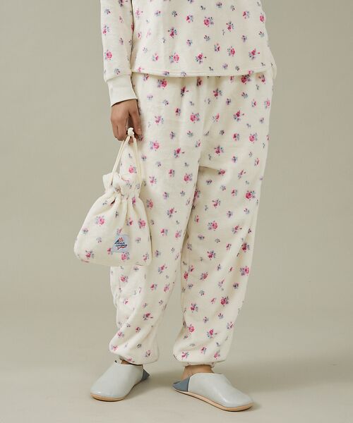 Rouge vif la cle / ルージュ・ヴィフ ラクレ スウェット | 【JEMORGAN / ジェーイーモーガン】フリース花柄長袖＆パンツ＆巾着3点セ | 詳細25