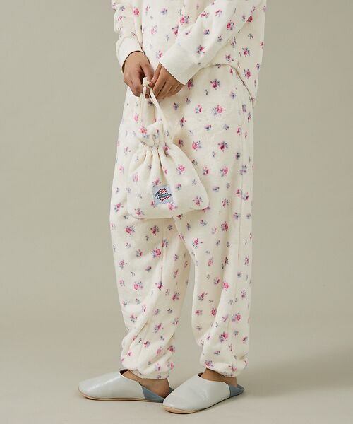 Rouge vif la cle / ルージュ・ヴィフ ラクレ スウェット | 【JEMORGAN / ジェーイーモーガン】フリース花柄長袖＆パンツ＆巾着3点セ | 詳細26