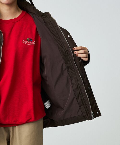 Rouge vif la cle / ルージュ・ヴィフ ラクレ ダウンジャケット・ベスト | 【Le Melange/ル・メランジュ】モンスターパーカー / スタンドカラーコ | 詳細13