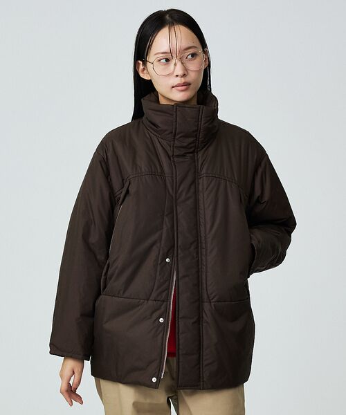 Rouge vif la cle / ルージュ・ヴィフ ラクレ ダウンジャケット・ベスト | 【Le Melange/ル・メランジュ】モンスターパーカー / スタンドカラーコ | 詳細5