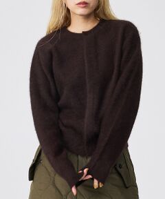 Rouge vif la cle / ルージュ・ヴィフ ラクレ ニット・セーター | 【Le Melange/ル・メランジュ】前後2WAY クルーネックカーディガン