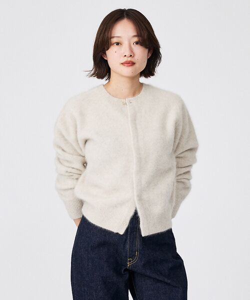 Rouge vif la cle / ルージュ・ヴィフ ラクレ ニット・セーター | 【Le Melange/ル・メランジュ】前後2WAY クルーネックカーディガン | 詳細1