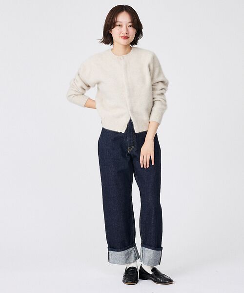 Rouge vif la cle / ルージュ・ヴィフ ラクレ ニット・セーター | 【Le Melange/ル・メランジュ】前後2WAY クルーネックカーディガン | 詳細2