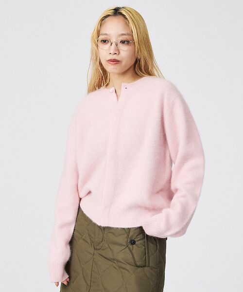 Rouge vif la cle / ルージュ・ヴィフ ラクレ ニット・セーター | 【Le Melange/ル・メランジュ】前後2WAY クルーネックカーディガン | 詳細5