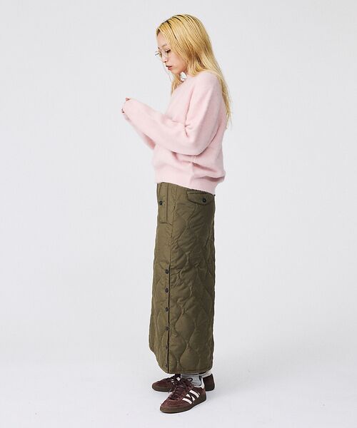 Rouge vif la cle / ルージュ・ヴィフ ラクレ ニット・セーター | 【Le Melange/ル・メランジュ】前後2WAY クルーネックカーディガン | 詳細7