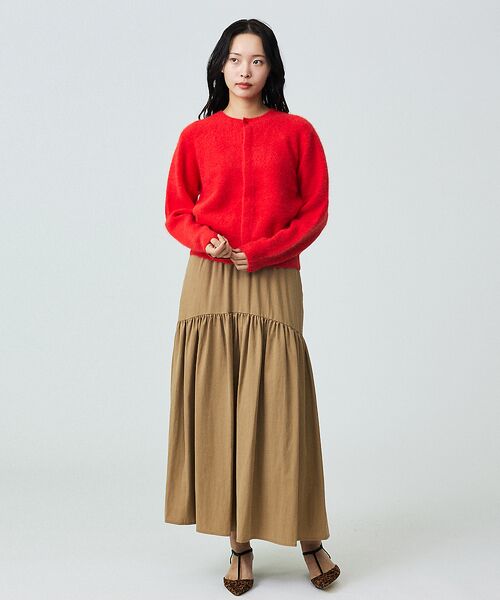Rouge vif la cle / ルージュ・ヴィフ ラクレ ニット・セーター | 【Le Melange/ル・メランジュ】前後2WAY クルーネックカーディガン | 詳細10