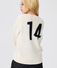 Rouge vif la cle / ルージュ・ヴィフ ラクレ ニット・セーター | 【Le Melange/ル・メランジュ】ナンバリングケーブルニットプルオーバー