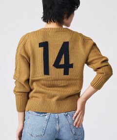 Rouge vif la cle / ルージュ・ヴィフ ラクレ ニット・セーター | 【Le Melange/ル・メランジュ】ナンバリングケーブルニットプルオーバー