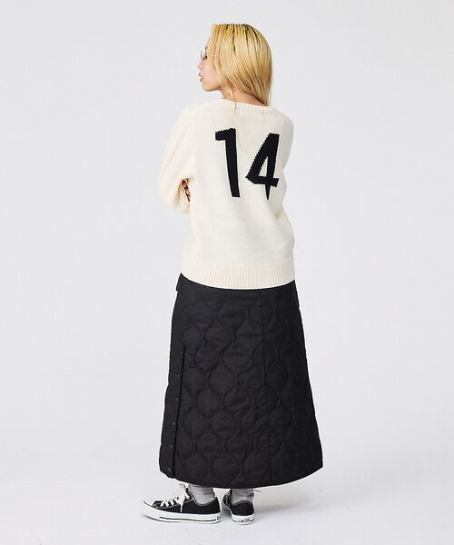 Rouge vif la cle / ルージュ・ヴィフ ラクレ ニット・セーター | 【Le Melange/ル・メランジュ】ナンバリングケーブルニットプルオーバー | 詳細2