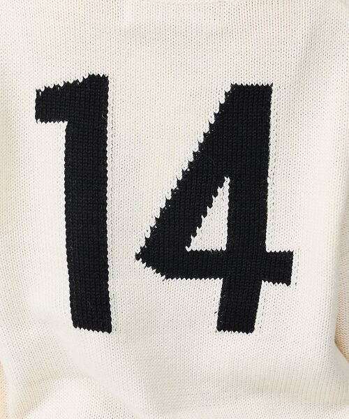 Rouge vif la cle / ルージュ・ヴィフ ラクレ ニット・セーター | 【Le Melange/ル・メランジュ】ナンバリングケーブルニットプルオーバー | 詳細5