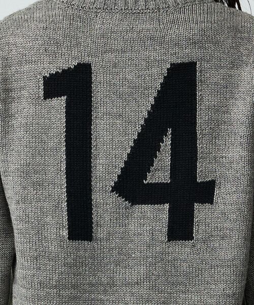 Rouge vif la cle / ルージュ・ヴィフ ラクレ ニット・セーター | 【Le Melange/ル・メランジュ】ナンバリングケーブルニットプルオーバー | 詳細12
