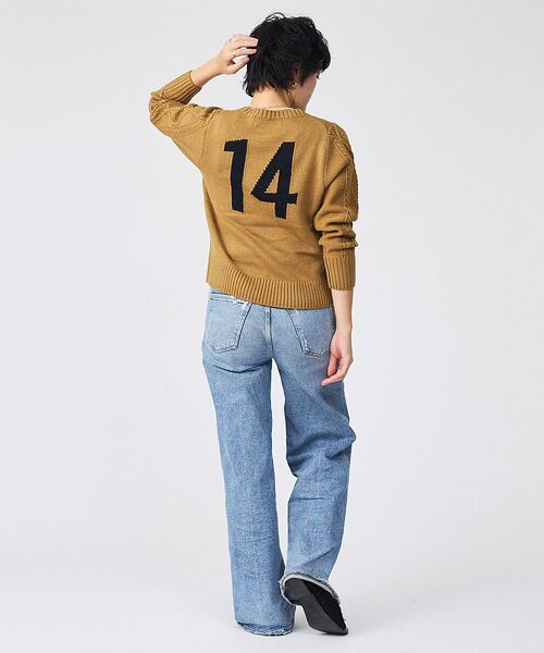 Rouge vif la cle / ルージュ・ヴィフ ラクレ ニット・セーター | 【Le Melange/ル・メランジュ】ナンバリングケーブルニットプルオーバー | 詳細18