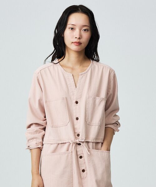 Rouge vif la cle / ルージュ・ヴィフ ラクレ サロペット・オールインワン | 【Le Melange/ル・メランジュ】ワークオールインワン / つなぎ | 詳細1