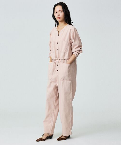 Rouge vif la cle / ルージュ・ヴィフ ラクレ サロペット・オールインワン | 【Le Melange/ル・メランジュ】ワークオールインワン / つなぎ | 詳細2