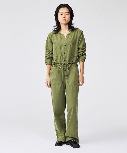 Rouge vif la cle / ルージュ・ヴィフ ラクレ サロペット・オールインワン | 【Le Melange/ル・メランジュ】ワークオールインワン / つなぎ | 詳細17