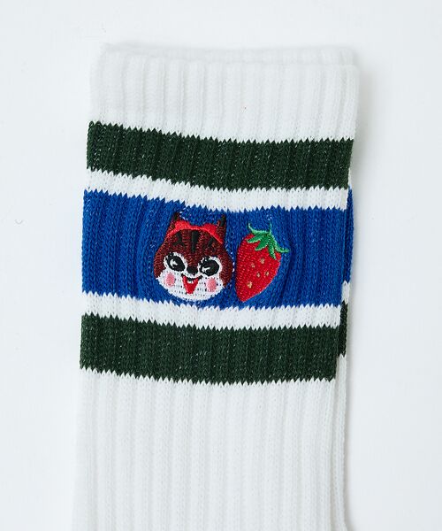 Rouge vif la cle / ルージュ・ヴィフ ラクレ ソックス | 【FRUIT OF THE LOOM/フルーツ・オブ・ザ・ルーム】【コラボ 】ク | 詳細5