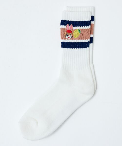 Rouge vif la cle / ルージュ・ヴィフ ラクレ ソックス | 【FRUIT OF THE LOOM/フルーツ・オブ・ザ・ルーム】【コラボ 】ク | 詳細6