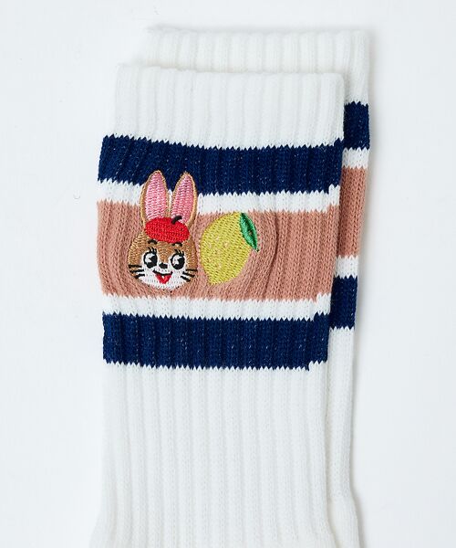 Rouge vif la cle / ルージュ・ヴィフ ラクレ ソックス | 【FRUIT OF THE LOOM/フルーツ・オブ・ザ・ルーム】【コラボ 】ク | 詳細7