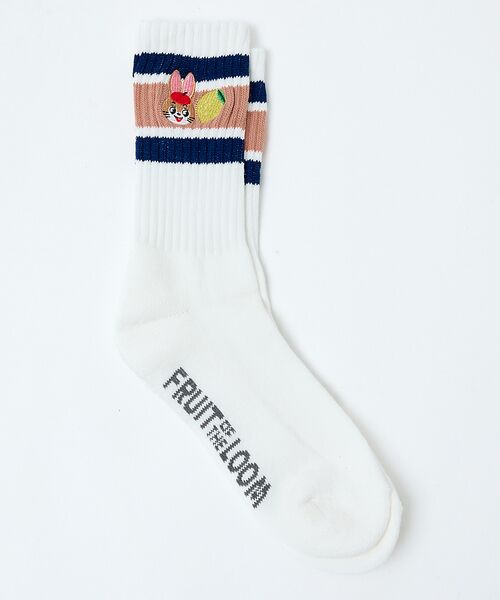 Rouge vif la cle / ルージュ・ヴィフ ラクレ ソックス | 【FRUIT OF THE LOOM/フルーツ・オブ・ザ・ルーム】【コラボ 】ク | 詳細8