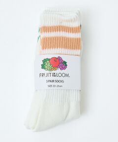Rouge vif la cle / ルージュ・ヴィフ ラクレ ソックス | 【FRUIT OF THE LOOM/フルーツ・オブ・ザ・ルーム】【3足セット】