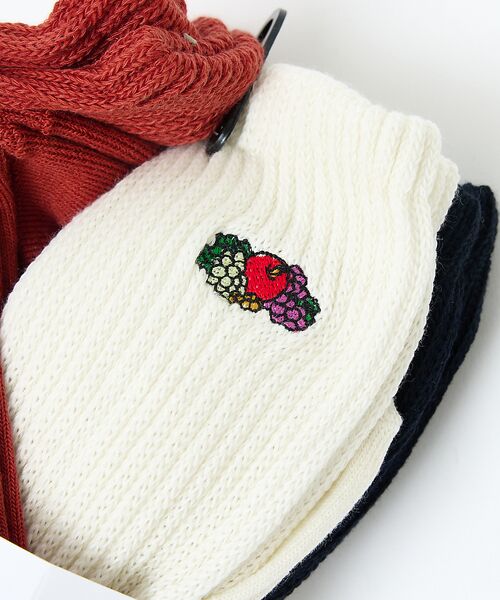 Rouge vif la cle / ルージュ・ヴィフ ラクレ ソックス | 【FRUIT OF THE LOOM/フルーツ・オブ・ザ・ルーム】【3足セット】 | 詳細14