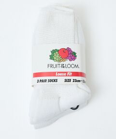 Rouge vif la cle / ルージュ・ヴィフ ラクレ ソックス | 【FRUIT OF THE LOOM/フルーツ・オブ・ザ・ルーム】【3足セット】