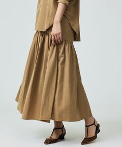Rouge vif la cle / ルージュ・ヴィフ ラクレ ロング・マキシ丈スカート | 【Le Melange/ル・メランジュ】テンセルナイロンツイルスカート / セッ