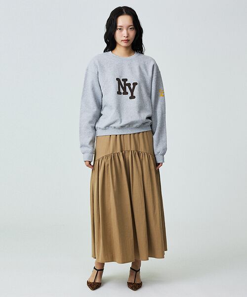 Rouge vif la cle / ルージュ・ヴィフ ラクレ ロング・マキシ丈スカート | 【Le Melange/ル・メランジュ】テンセルナイロンツイルスカート / セッ | 詳細13