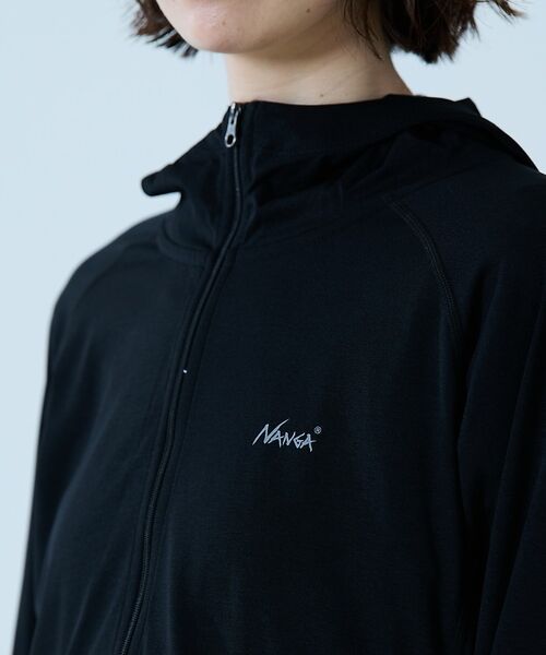 Rouge vif la cle / ルージュ・ヴィフ ラクレ パーカー | 【NANGA / ナンガ】Air Flex RASH GUARD ZIP PK | 詳細14