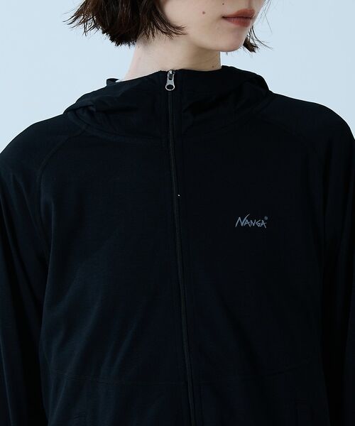 Rouge vif la cle / ルージュ・ヴィフ ラクレ パーカー | 【NANGA / ナンガ】Air Flex RASH GUARD ZIP PK | 詳細16