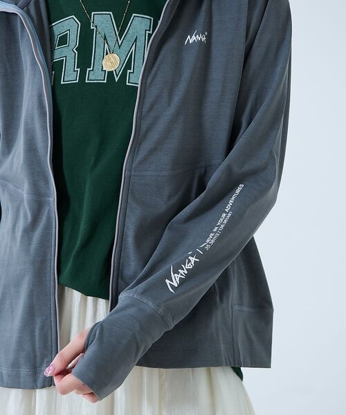 Rouge vif la cle / ルージュ・ヴィフ ラクレ パーカー | 【NANGA / ナンガ】Air Flex RASH GUARD ZIP PK | 詳細23