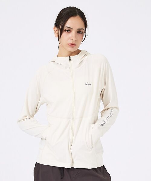 Rouge vif la cle / ルージュ・ヴィフ ラクレ パーカー | 【NANGA / ナンガ】Air Flex RASH GUARD ZIP PK | 詳細26