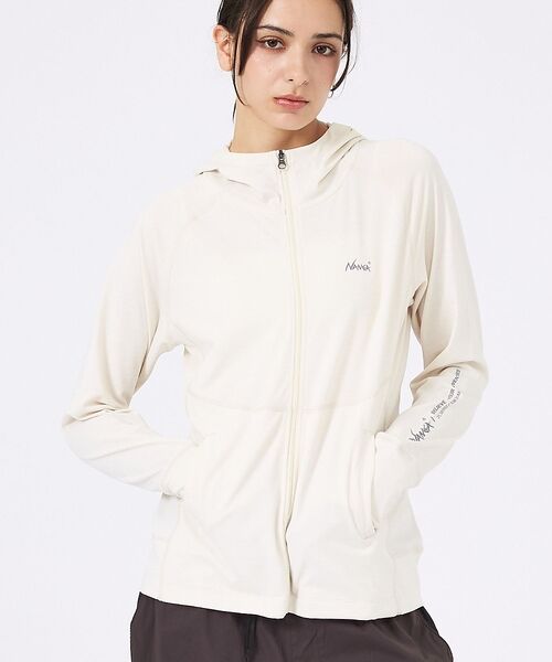 Rouge vif la cle / ルージュ・ヴィフ ラクレ パーカー | 【NANGA / ナンガ】Air Flex RASH GUARD ZIP PK（ホワイト）