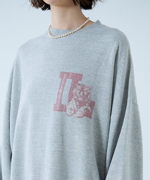 Rouge vif la cle / ルージュ・ヴィフ ラクレ スウェット | 【REMI RELIEF / レミレリーフ】SP加工3飛び裏毛クルースウェット | 詳細8