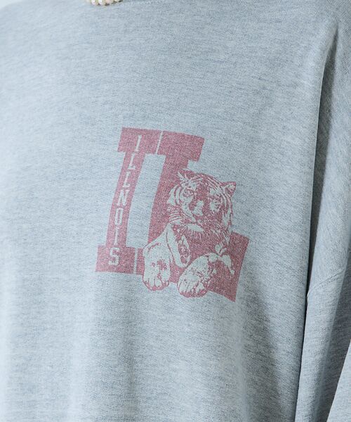 Rouge vif la cle / ルージュ・ヴィフ ラクレ スウェット | 【REMI RELIEF / レミレリーフ】SP加工3飛び裏毛クルースウェット | 詳細9