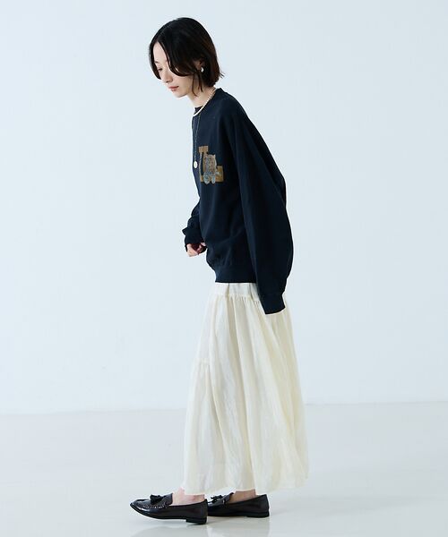 Rouge vif la cle / ルージュ・ヴィフ ラクレ スウェット | 【REMI RELIEF / レミレリーフ】SP加工3飛び裏毛クルースウェット | 詳細23