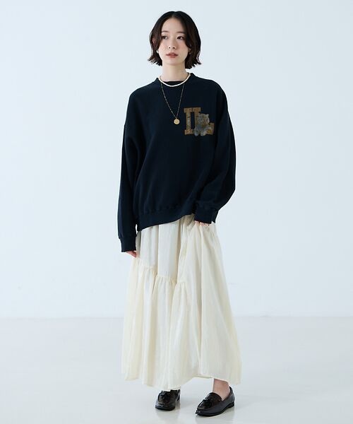 Rouge vif la cle / ルージュ・ヴィフ ラクレ スウェット | 【REMI RELIEF / レミレリーフ】SP加工3飛び裏毛クルースウェット | 詳細25