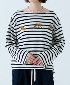 Rouge vif la cle / ルージュ・ヴィフ ラクレ Tシャツ | 【JOHNBULL/ジョンブル】タイガー刺繍プルオーバー / バスクシャツ /