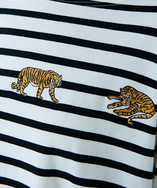 Rouge vif la cle / ルージュ・ヴィフ ラクレ Tシャツ | 【JOHNBULL/ジョンブル】タイガー刺繍プルオーバー / バスクシャツ / | 詳細10