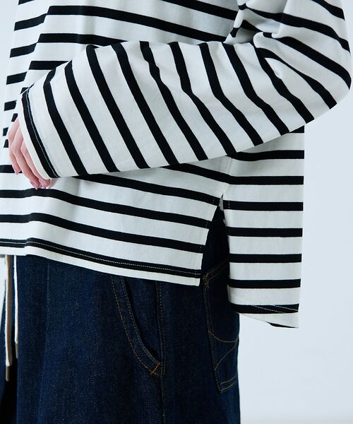 Rouge vif la cle / ルージュ・ヴィフ ラクレ Tシャツ | 【JOHNBULL/ジョンブル】タイガー刺繍プルオーバー / バスクシャツ / | 詳細11