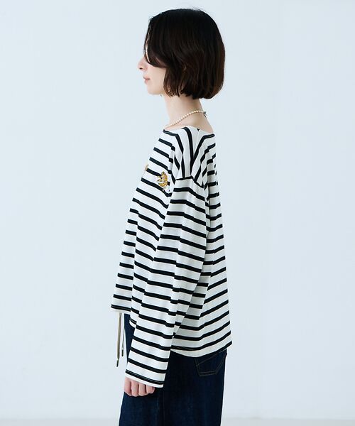 Rouge vif la cle / ルージュ・ヴィフ ラクレ Tシャツ | 【JOHNBULL/ジョンブル】タイガー刺繍プルオーバー / バスクシャツ / | 詳細6