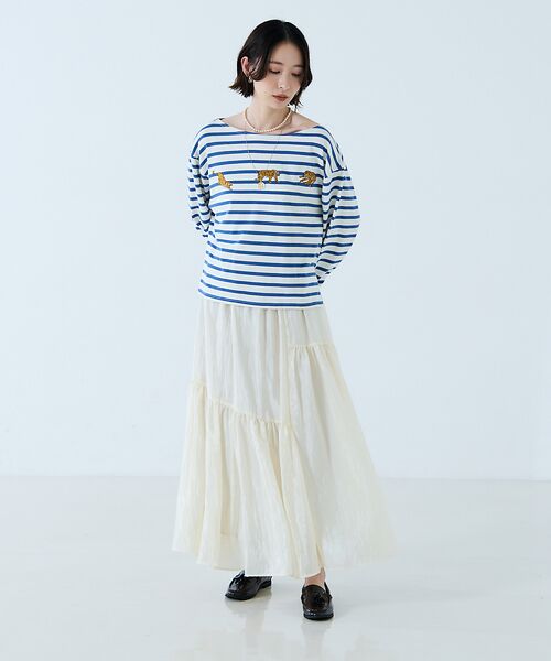 Rouge vif la cle / ルージュ・ヴィフ ラクレ Tシャツ | 【JOHNBULL/ジョンブル】タイガー刺繍プルオーバー / バスクシャツ / | 詳細25