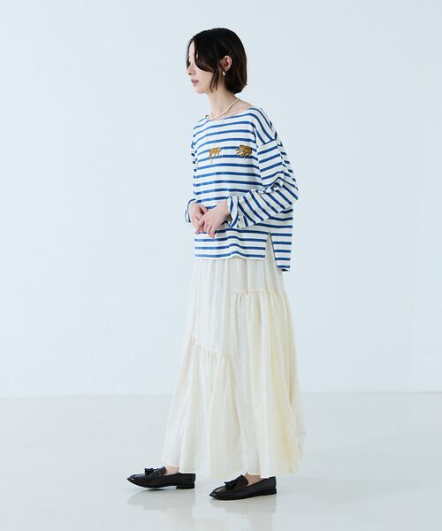 Rouge vif la cle / ルージュ・ヴィフ ラクレ Tシャツ | 【JOHNBULL/ジョンブル】タイガー刺繍プルオーバー / バスクシャツ / | 詳細27