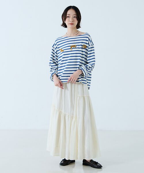 Rouge vif la cle / ルージュ・ヴィフ ラクレ Tシャツ | 【JOHNBULL/ジョンブル】タイガー刺繍プルオーバー / バスクシャツ / | 詳細16